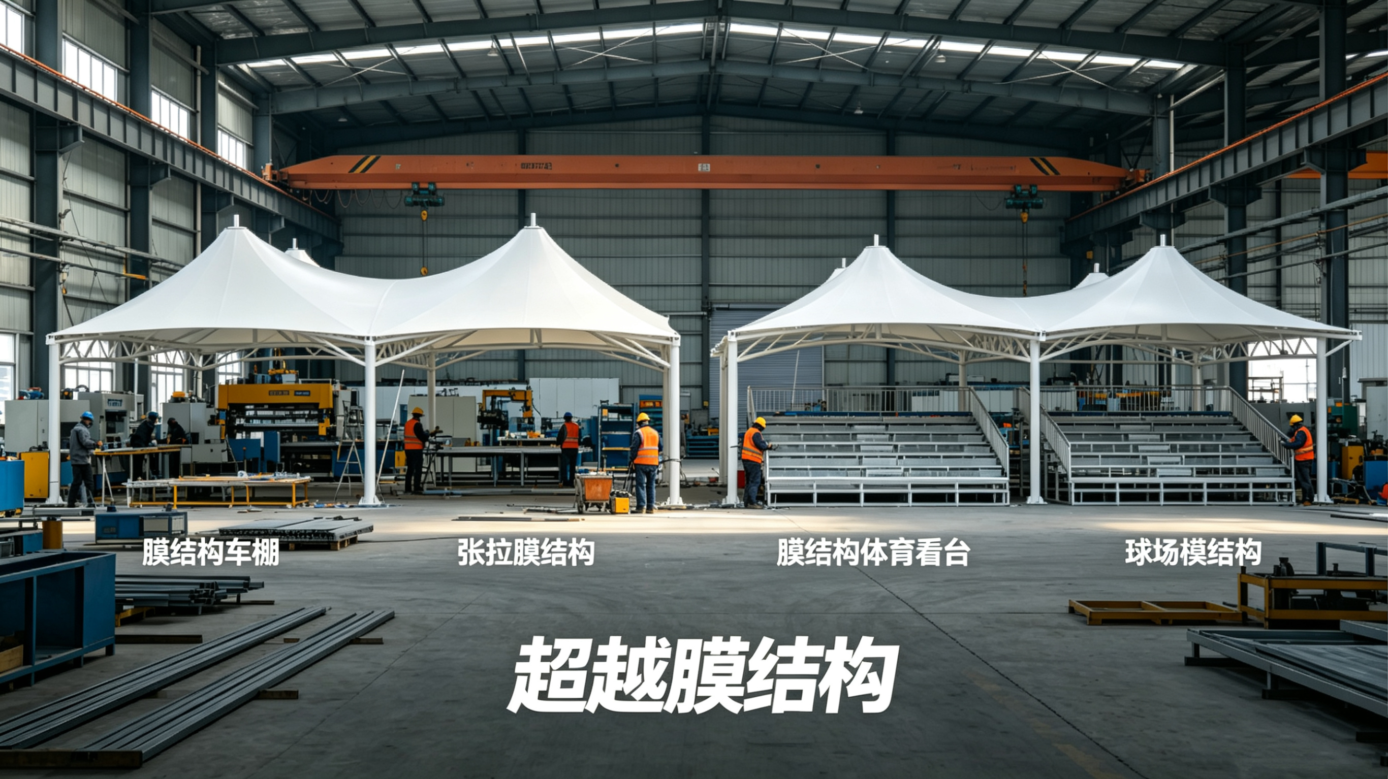通化市膜结构工程膜结构车棚 - 厂家